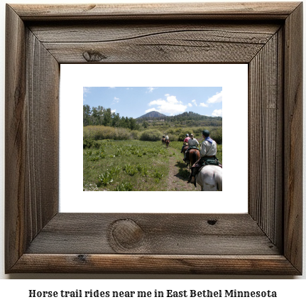 horse trail rides near me in East Bethel, Minnesota